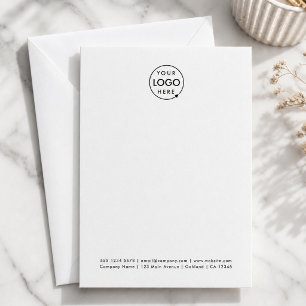 Carte de correspondance professionnelle Logo ver