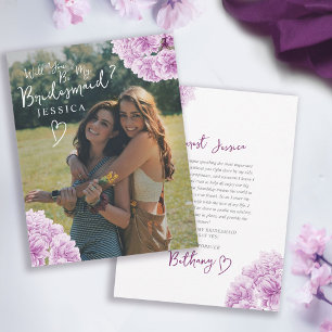 Carte De Correspondance Proposition d'aide d'aquarelle en fleurs violettes