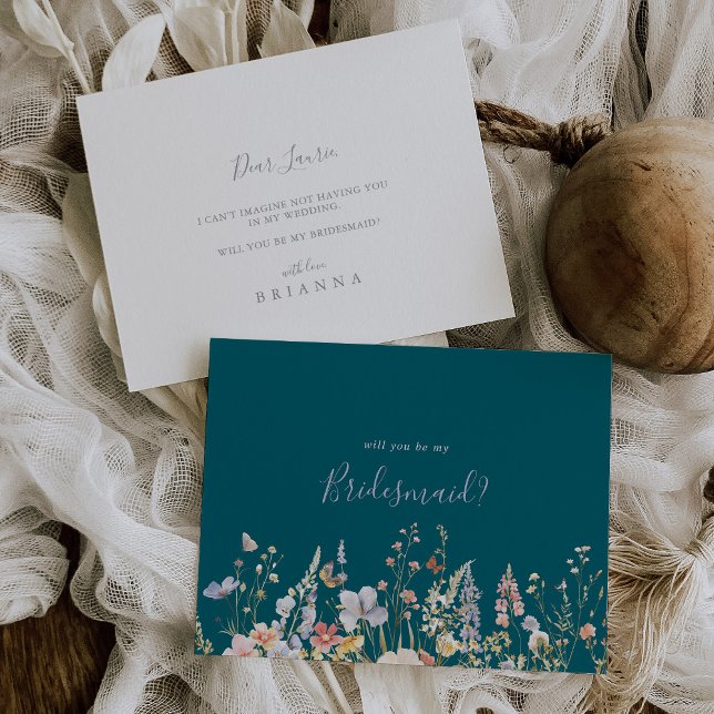 Carte De Correspondance Proposition d'aide d'État verte du Fleur sauvage m (Créateur téléchargé)