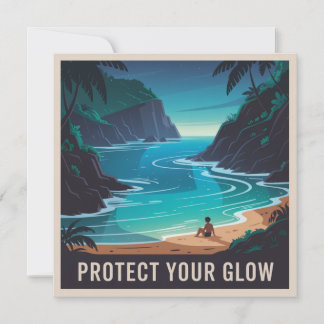 Carte De Correspondance Protect Your Glow