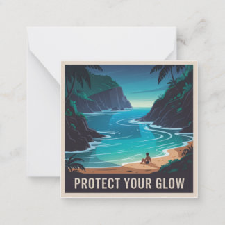 Carte De Correspondance Protect Your Glow