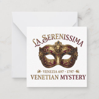 Carte De Correspondance Quarante & Fabuleux : L'invitation de La Serenissi
