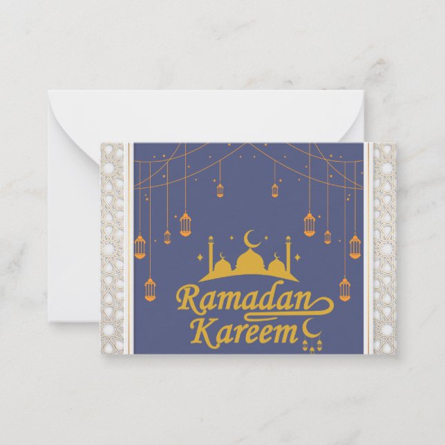 Carte De Correspondance Ramadan Kareem (Devant)
