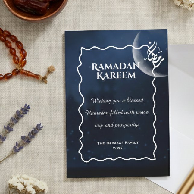 Carte De Correspondance Ramadan Kareem Personalized Greeting Card | Elegan (Créateur téléchargé)