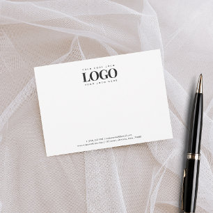 Carte De Correspondance Rectangle Entreprise Logo Entreprise Personnalisé