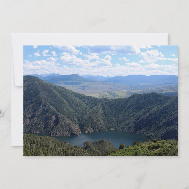 Carte De Correspondance Regard sur la Gunnison (Devant)