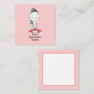 Carte De Correspondance Relaxation Zen Paix Yoga