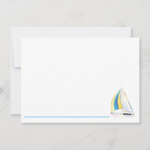 Carte De Correspondance Remarque Bateau à voile