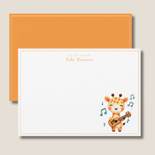 Carte De Correspondance Remerciements pour la Baby Shower de la Nurserie d