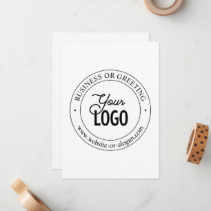 Carte De Correspondance Remplacement et personnalisation faciles du logo