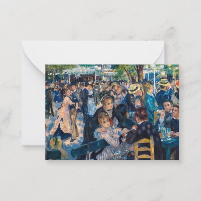 Carte De Correspondance Renoir - Danse au Moulin de la Galette (Devant)