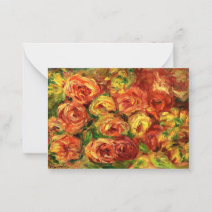 Carte De Correspondance Renoir - Fatigué des Roses