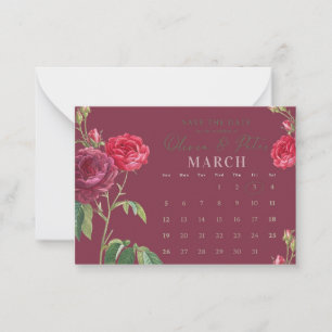 Carte De Correspondance Réservez la date