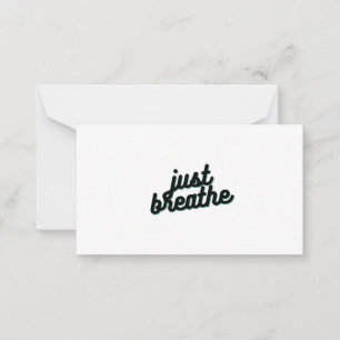 Carte De Correspondance Respire