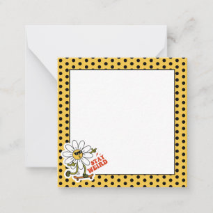 Carte De Correspondance Restez bizarre Skateboard Daisy