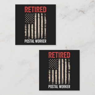 Carte De Correspondance Retraite de travailleur postal à la retraite