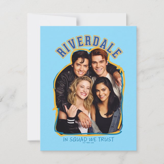 Carte De Correspondance Riverdale - En Squad Nous Avons Confiance (Devant)