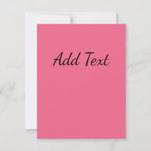 Carte De Correspondance Rose Carnation