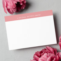 ROSE DOFT PERSONNALISÉ NOM DE FAMILLE MONOGRAM