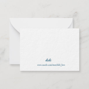 Carte De Correspondance Rose Mandala