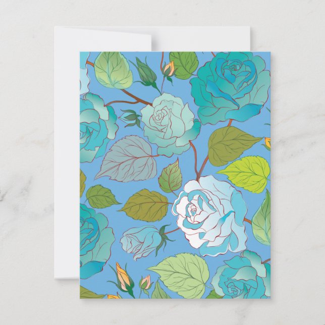 Carte De Correspondance Roses 23 (Devant)
