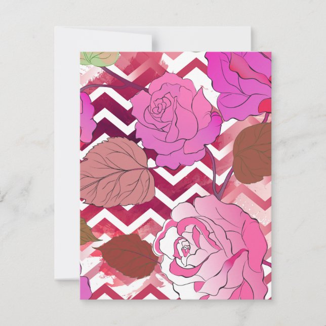 Carte De Correspondance Roses 33 (Devant)