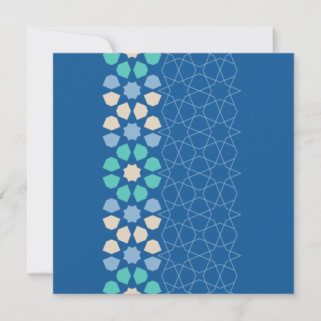 Carte De Correspondance Rythme de Tranquillité Turquoise (personnalisable) (Devant)