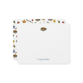 Carte De Correspondance S’mores Happy Camper Summer Nights Anniversaire