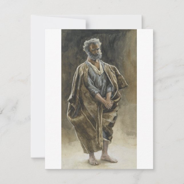 Carte De Correspondance Saint Peter Apostle by James Tissot  (Devant)