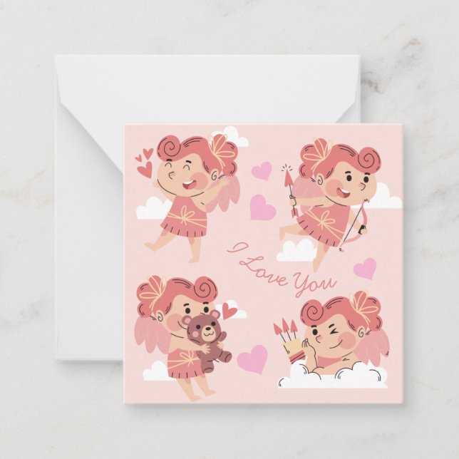 Carte De Correspondance Saint-Valentin mignon (Devant)