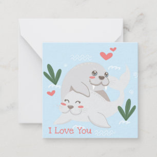 Carte De Correspondance Saint-Valentin mignon