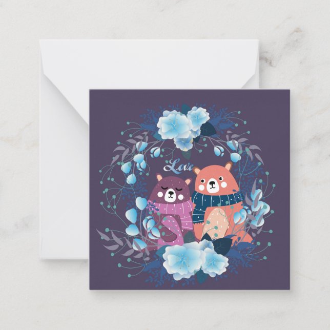 Carte De Correspondance Saint-Valentin mignon (Devant)