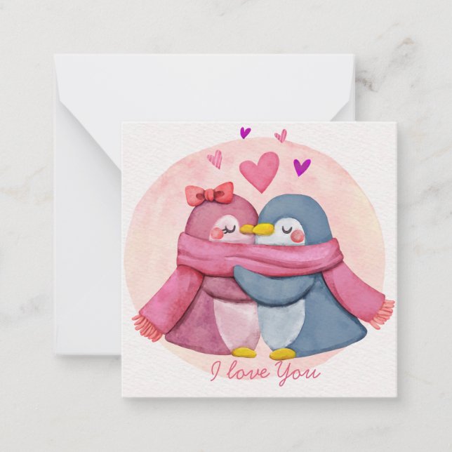 Carte De Correspondance Saint-Valentin mignon (Devant)