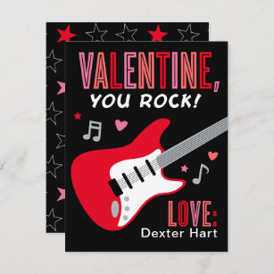 Cartes De Vœux Musique Rock Guitare Zazzle Fr