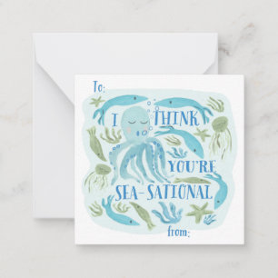 Carte De Correspondance Salle de classe de mer Saint-Valentin