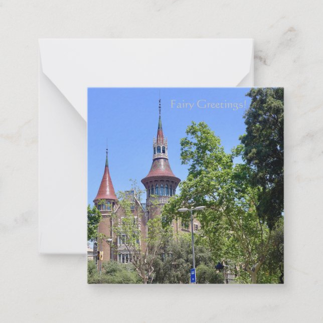 Carte De Correspondance Salutations Fairy ! (Devant)