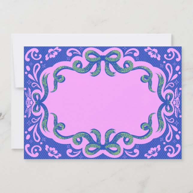 Carte De Correspondance Salutations Glamour (Dos)