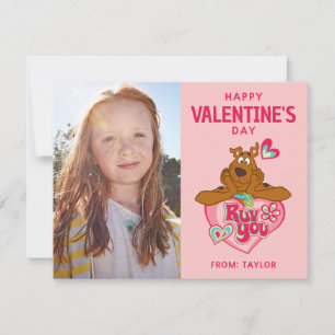 Carte De Correspondance Scooby Doo T'aime pour la Saint-Valentin