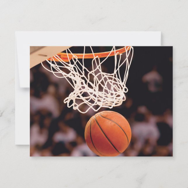 Carte De Correspondance Scoring de basket-ball (Devant)