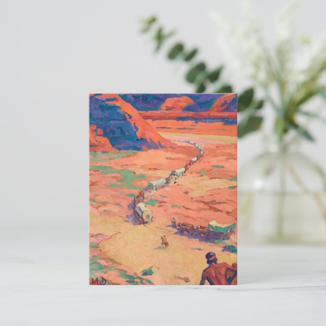 Carte De Correspondance Scouter les intrus par Maynard Dixon (Debout devant)