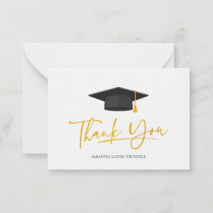 Carte De Correspondance Script de remise des diplômes 2026 Merci