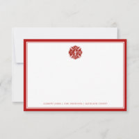 Secourt incendie | Croix maltaise | Red Backed