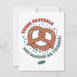 Carte De Correspondance Seinfeld Ces Pretzels me donnent soif