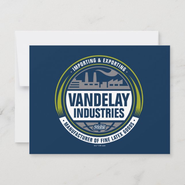 Carte De Correspondance Seinfeld | Vandelay Industries Logo (Devant)