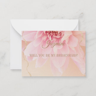 Carte De Correspondance Serez-vous ma demoiselle d'honneur ?