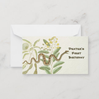 Carte De Correspondance Serpent