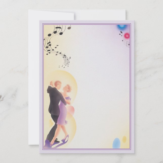 Carte De Correspondance Shall We Dance © (Devant)