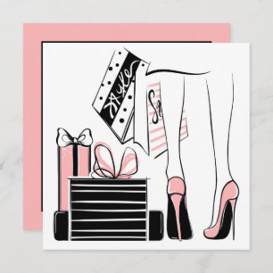 Carte De Correspondance Shopping