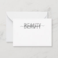 Signature minimaliste moderne noir et blanc
