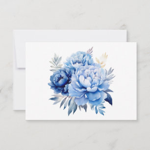 Carte De Correspondance Simple élégant Pastel Floral Bouquet Appartement